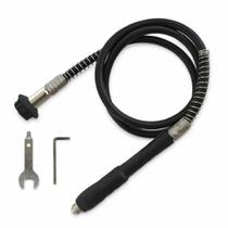 Eixo Flexível Mini Esmeril 1 Metro Aço Trançado Emborrachado Mola Reforço Compatível Retífica Rotativa Inclusas Haste Flexível Cerâmica - Eixo Flexível Mini Esmeril 1 Metro Aço Trançado Emborrachado Mola Reforço Compatível Retífica Rotativa Inclusas Haste Flexível Cerâmica -