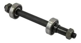 Eixo furado traseiro c/rolamento 73mm entre batentes