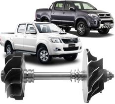 Eixo Rotor da Turbina Hilux e SW4 3.0 16V D4D de 2005 a 2015 Eixo Rotor da Turbina Hilux e SW4 3.0 16V D4D de 2005 a 2015