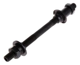 Eixo Traseiro Furado 3/8 Preto Paco - M10x135x145mm Eixo Traseiro Furado 3/8 Preto Paco - M10x135x145mm