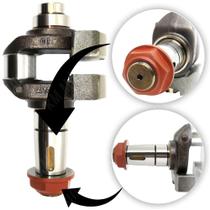 Eixo Virabrequim Motor Yanmar Ns90 Ns95 C/ Porca Contrapeso