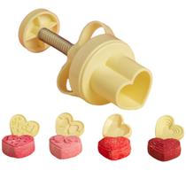 Ejetor Corações Molde Brigadeiro Biscoito Doce Confeitaria Coração Docinhos Gourmet Ejetor Corações Molde Brigadeiro Biscoito Doce Confeitaria Coração Docinhos Gourmet