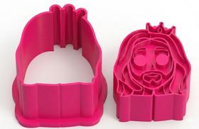 Ejetor JESUS REI Modelador RELIGIOSO RELIGIÃO Doce Marcador Brigadeiro Massas Molde Festas Confeitaria Ejetor JESUS REI Modelador RELIGIOSO RELIGIÃO Doce Marcador Brigadeiro Massas Molde Festas Confeitaria