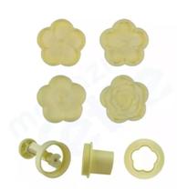 Ejetor Max Blue Star Coração Arabesco Flores P/ Doces Massas