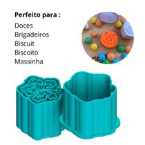 Ejetor Modelador Doces BALÉ SAPATILHA Brigadeiros Docinhos Massa Biscuit Biscoito Resistente Massinha Modelar Pasta Amer