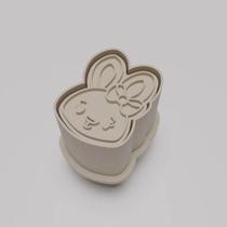 Ejetor Modelador Doces PASCOA COELHO Brigadeiros Docinhos Massa Biscuit Biscoito Resistente Massinha Modelar Pasta Ameri