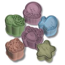 Ejetor Modelador Para Doces ANIMAIS FUNDO DO MAR Brigadeiros Docinhos Massa Biscuit Biscoito Resistente Massinha