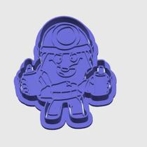 Ejetor Modelador Para Doces BRAW STARS Brigadeiros Docinhos Massa Biscuit Biscoito Resistente Massinha Modelar