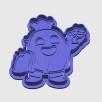 Ejetor Modelador Para Doces BRAW STARS Brigadeiros Docinhos Massa Biscuit Biscoito Resistente Massinha Modelar