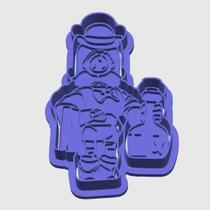 Ejetor Modelador Para Doces BRAW STARS Brigadeiros Docinhos Massa Biscuit Biscoito Resistente Massinha Modelar