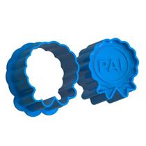 Ejetor Modelador Para Doces DIA DOS PAIS MEDALHA Brigadeiros Docinhos Massa Biscuit Biscoito Resistente Massinha