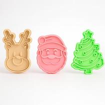 Ejetor Modelador Para Doces NATAL PAPAI NOEL FELIZ NATAL ARVORE Brigadeiros Docinhos Massa Biscuit Biscoito