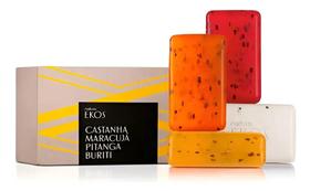 Ekos Sabonetes Esfoliantes Em Barras Caixa 4x100g Natura Ekos Sabonetes Esfoliantes Em Barras Caixa 4x100g Natura