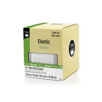 Elastic Dritz 9406W tecido não enrolado branco 19 mm x 16,5 mm