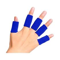 Elastic Sports Finger Guard, Luvas de Apoio à Artrite, Ao ar livre, Basquete, Voleibol, Pacote 10