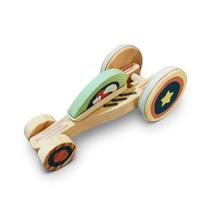 ElastiCar, da NewArt - Brinquedo de madeira, carrinho de corrida com elástico - Cód. 178