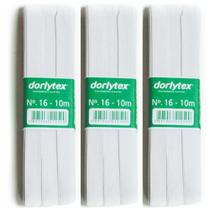 Elástico Branco Dorlytex nº 16 10 peças com 10 metros