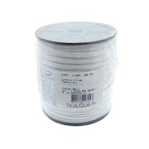 Elástico Chato Branco 3.5mm rolo com 200 Metros - Damenny Elástico Chato Branco 3.5mm rolo com 200 Metros - Damenny