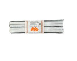 Elástico Chato N10- 0.5Mm Branco Kit 10 Rolos De 10 Metros