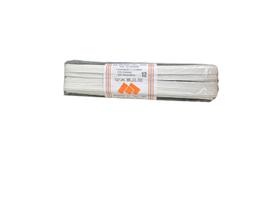 Elástico chato N12- 0.6mm branco de 10 metros-Kit 10un