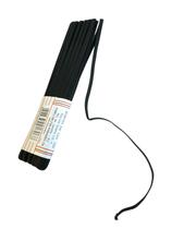 Elástico chato N8- 0.5mm Preto de 10 metros p/ costura etc Elástico chato N8- 0.5mm Preto de 10 metros p/ costura etc