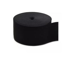 Elástico Colombe Crochet São José Preto 80mm - Rolo 20 Metros