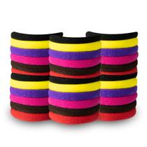 Elástico Colorido Xuxinha Laço Lacinho Cabelos 72 Unidades