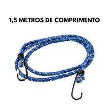 Elástico Corda Bagagem Moto Bike 1.5 M x 8mm Cores Variadas
