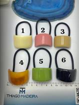 Elástico Curvado Resinados Coloridos para Acessórios de Cabelo - 1 Unidade