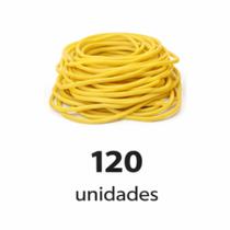 Elástico de Borracha Amarelo Resistentes, Flexíveis e Várias Quantidades