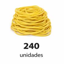 Elástico de Borracha Amarelo Resistentes, Flexíveis e Várias Quantidades