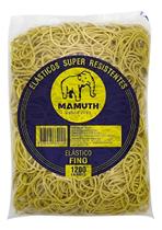 Elástico De Borracha Mamuth N18 Amarelo Pacote Com 1kg