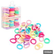 Elástico de Cabelo 36 Peças Tecido Neon Color - Tudo em Caixa Elástico de Cabelo 36 Peças Tecido Neon Color - Tudo em Caixa