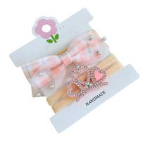 Elástico de Cabelo Infantil com Enfeites Delicados Elástico de Cabelo Infantil com Enfeites Delicados