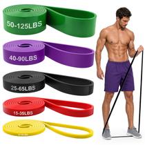 Elástico de Exercício Renoj Kit com 5 Níveis de Resistência