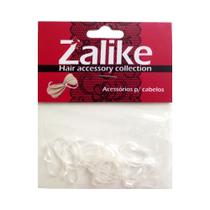 Elástico de Silicone Pequeno Transparente Zalike 100 Unidades Elástico para Penteados e Tranças
