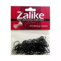 Elástico de Silicone Preto P C/100 Unidades Ref-212 Zalike