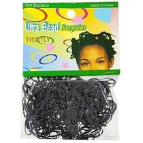 Elástico de silicone preto