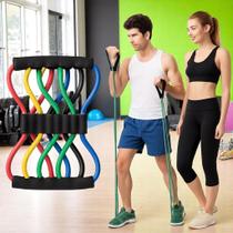 Elástico de Treino ao ar Livre e em casa Banda de Elástico Cross Tube de Tensão Ombro Braço Glúteo Y