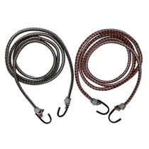 Elástico Extensor Bagageiro Carga 1,5m com Ganchos 2 Unids Elástico Extensor Bagageiro Carga 1,5m com Ganchos 2 Unids