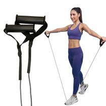 Elástico Extensor De Tensão Exercícios Médio Treino Academia Braços Multifuncional Musculação Exercícios