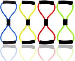 Elástico Extensor de Tensão Nível Médio Formato 8 Para Exercício Muscular Multifuncional Elástico Extensor de Tensão Nível Médio Formato 8 Para Exercício Muscular Multifuncional
