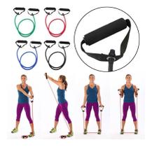 Elástico Extensor Exercicio Treino Power Tube 1,40CM Fitness Musculação Pilates