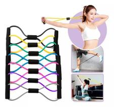 Elástico Extensor Formato Em 8 Exercício Fitness Tensão