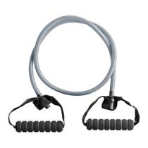 Elástico Extensor Para Braços e Pernas Intensidade Média - Cinza