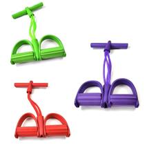 Elastico extensor para exercicios forca multifuncional com suporte para os pes alongamento