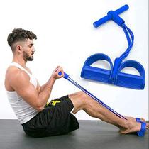Elastico Extensor Tonificação abdominal Pilates Academia em Casa exercicio Puxe Corda Fit Intensidade AZUL