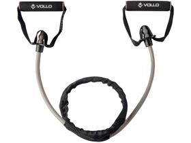 Elástico Extensor Vollo VP1063 Leve com Alça - Cinza Claro