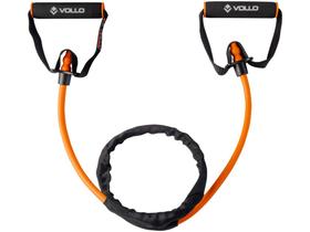 Elástico Extensor Vollo VP1064 Médio com Alça - Laranja