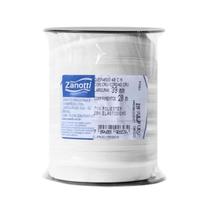 Elástico guepardo 40 com cordão embutir zanotti branco/cru 39mm - 20 metros